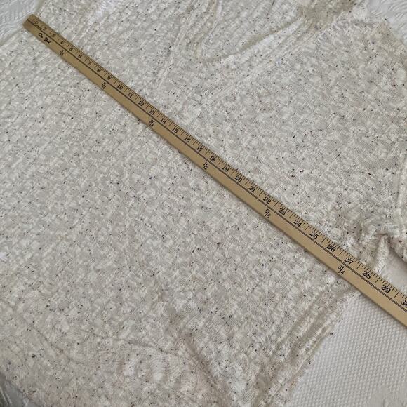 Free People Baja Babe Hooded Pullover oversized confetti coastal beach Women's S - Picture 9 of 12